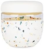 W&P Porter Seal Tight Glass Food Storage Container with Lid, Terrazzo Cream 24oz, Leak & Spill Pr... | Amazon (US)