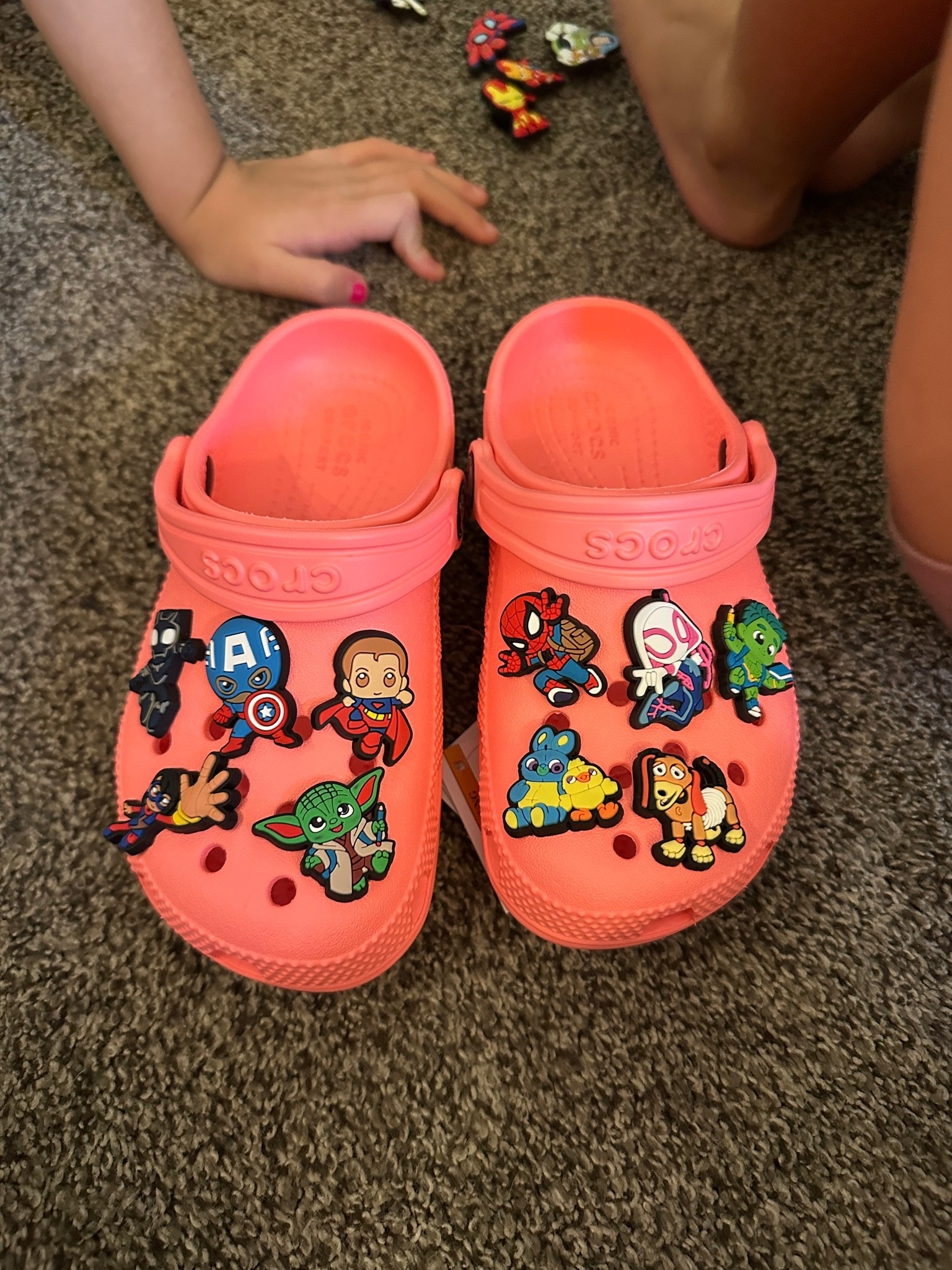 The jibbitz our little princess picked out for her summer crocs 🤣👏🏼 #crocs #toddlercrocs #toddlershoes #summer

#LTKootd #LTKKids #LTKmomlife