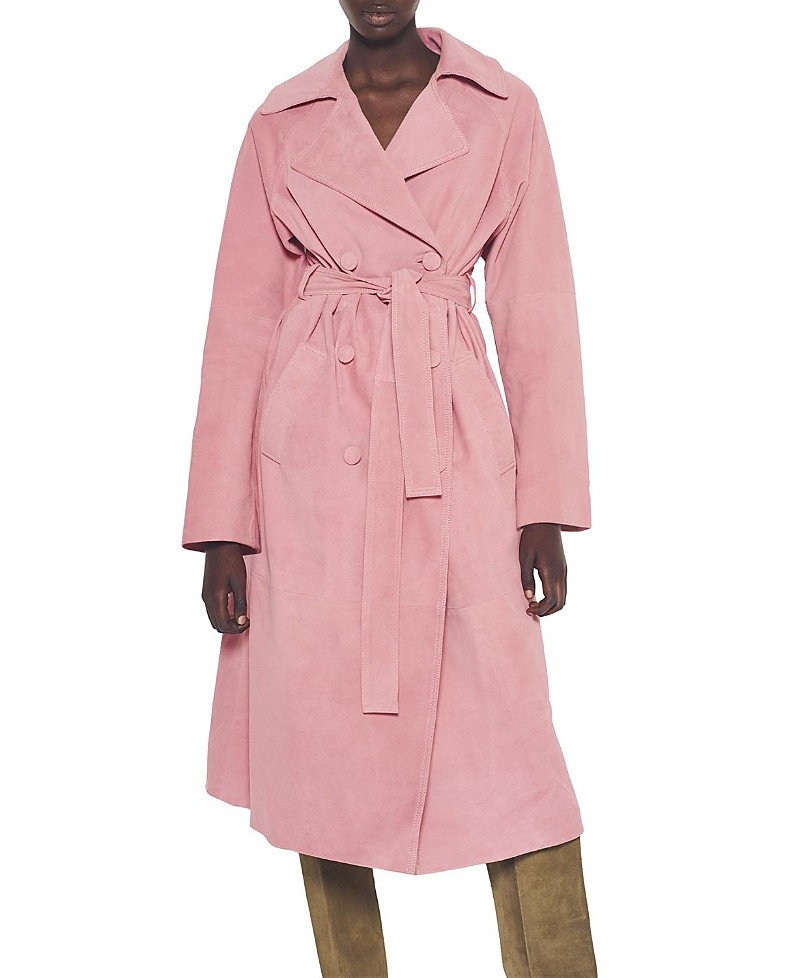 As by Df Candy Supersuede Trench Coat | Bloomingdale's (US)