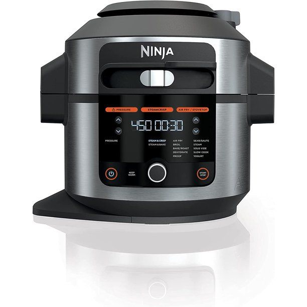 Ninja OL501 Foodi 6.5 Qt. 14-in-1 Pressure Cooker Steam Fryer with SmartLid, that Air Fries, Proo... | Walmart (US)