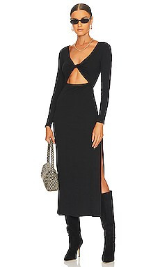 L*SPACE Hayden Midi Dress in Black from Revolve.com | Revolve Clothing (Global)