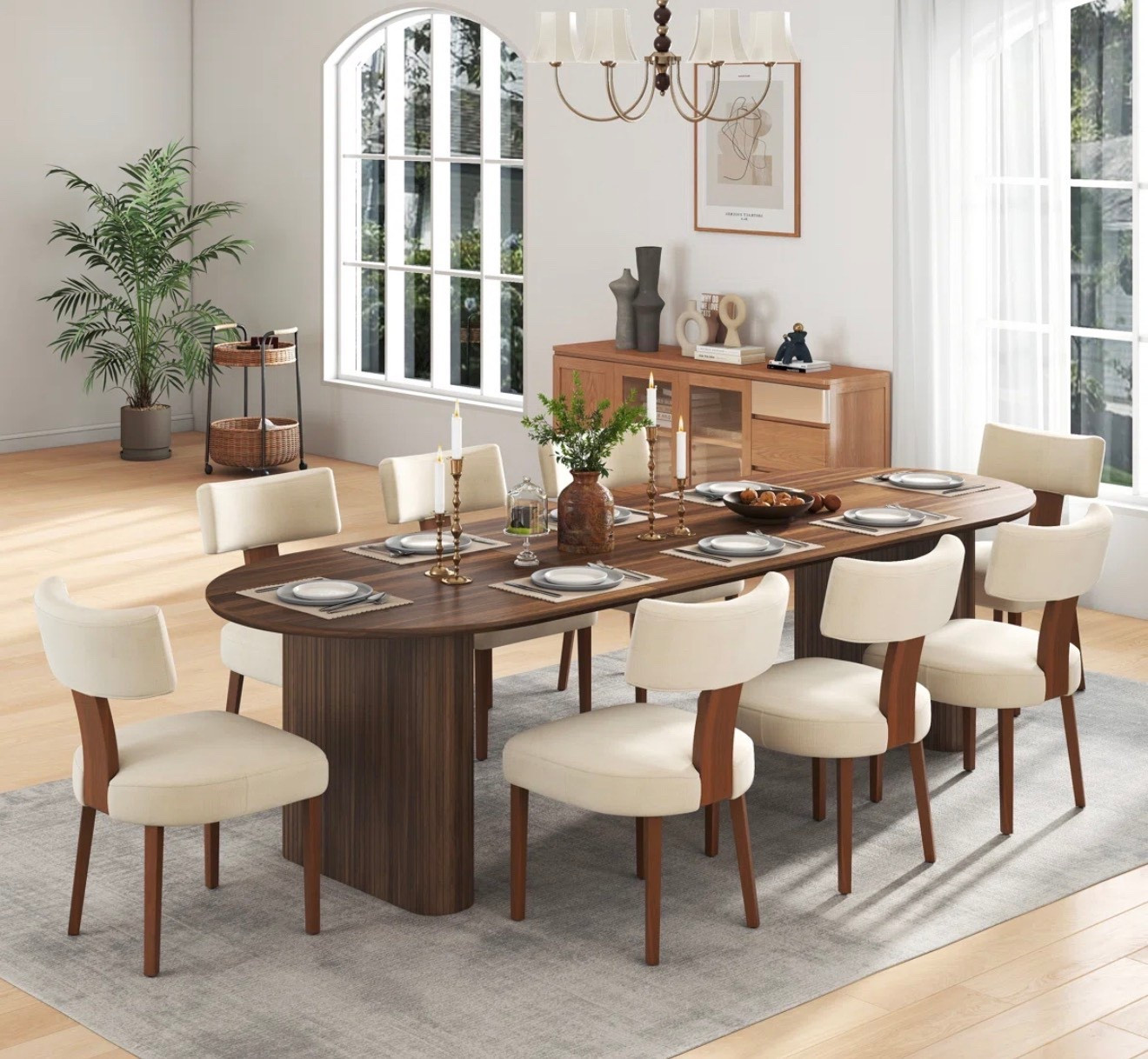 This Mid-Century modern dining set is from the George Oliver line @Wayfair 

#LTKSaleAlert #LTKHome