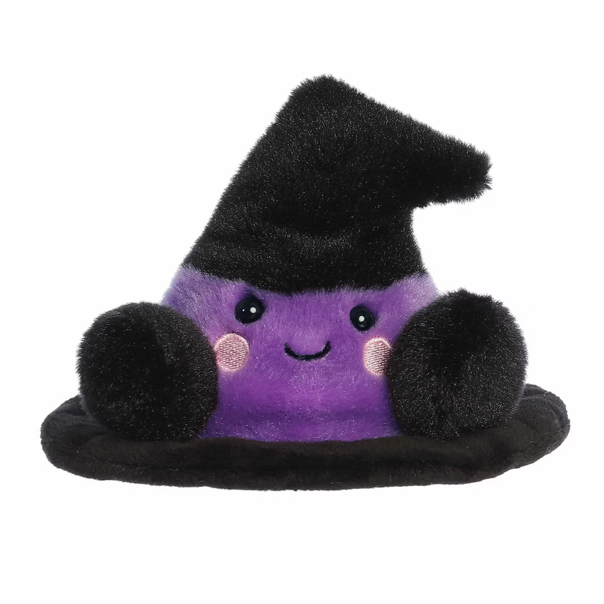 Aurora Mini Rowena Witch Hat Palm Pals Spooky Stuffed Animal Black 4" | Target