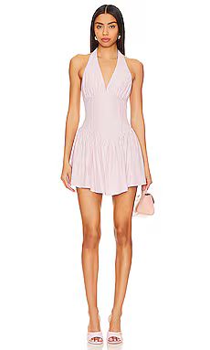 MORE TO COME Yolani Mini Dress in Pink Stripe from Revolve.com | Revolve Clothing (Global)