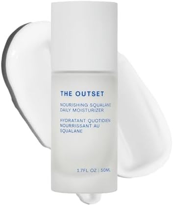 The Outset Nourishing Squalane Daily Moisturizer - Gentle Fragrance Free Non-Comedogenic Cream - ... | Amazon (US)