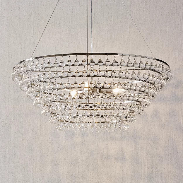 Extra Large Glass Orb Chandlier Ceiling Light | The White Company (UK)