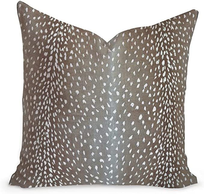 ArogGeld Antelope Pillow Cover Chestnut Animal Print Pillow Cover Designer Pillow Home Decorative... | Amazon (US)