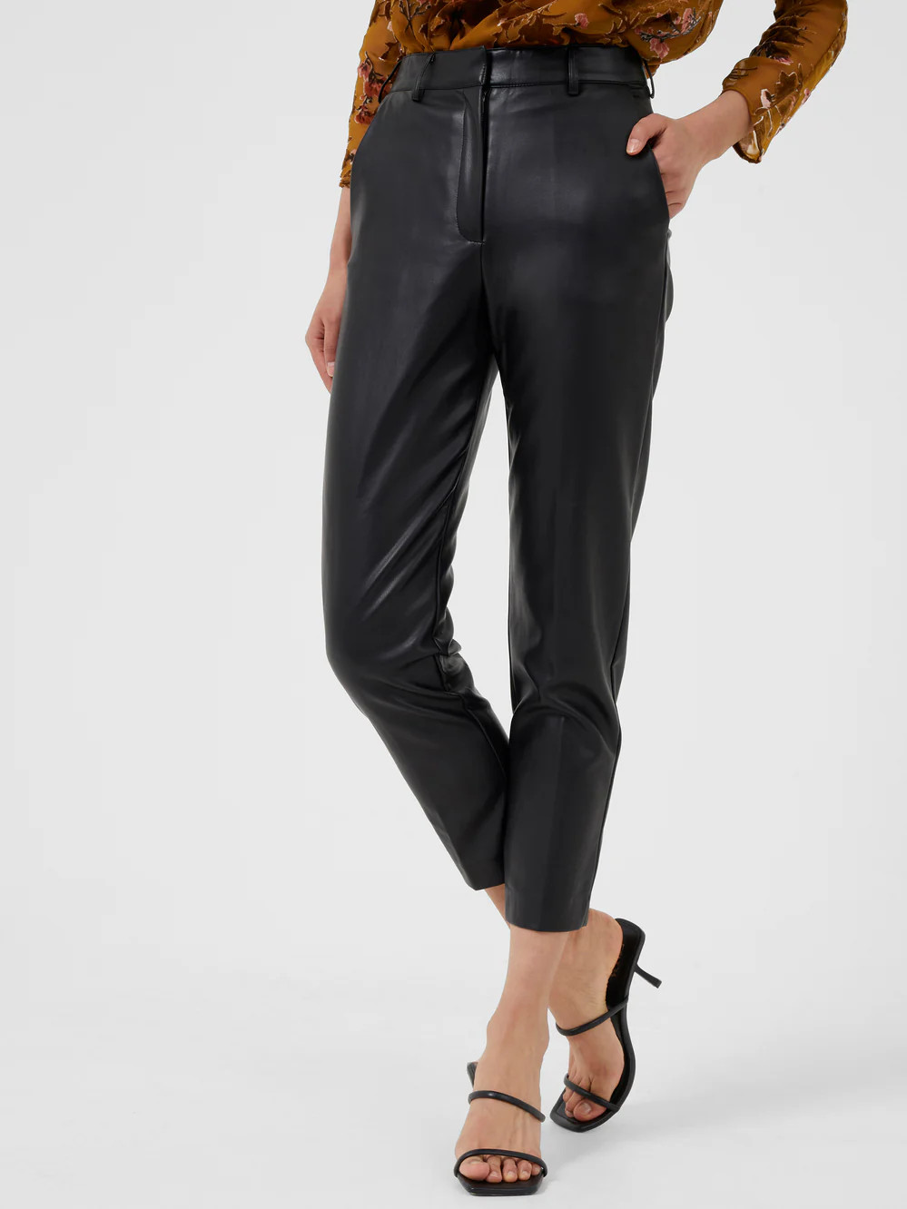 Crolenda PU Tapered Trouser | French Connection (US)