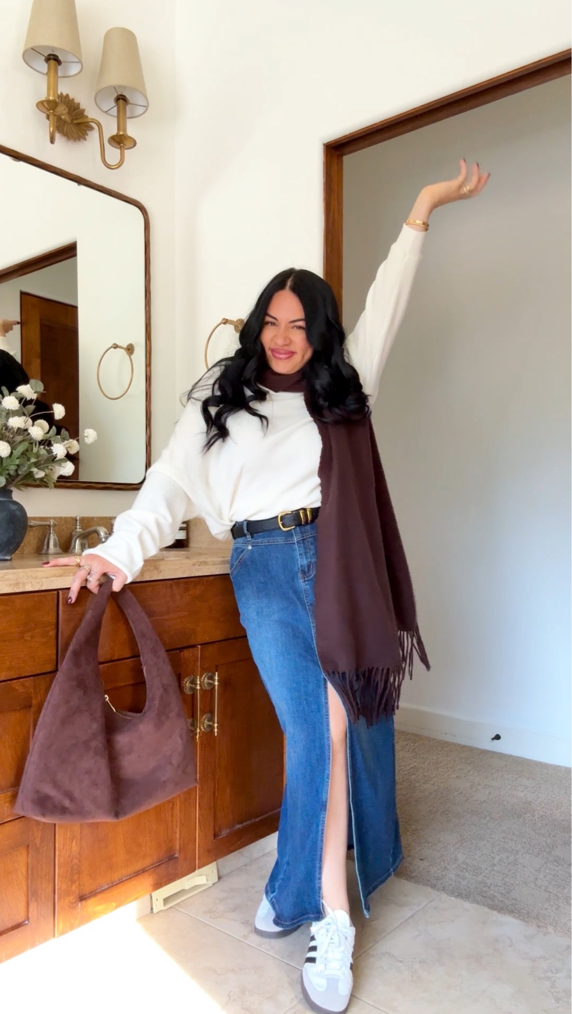 I'm wearing a size large in all items!

fall outfits, cozy, comfortable, versatile, tori block