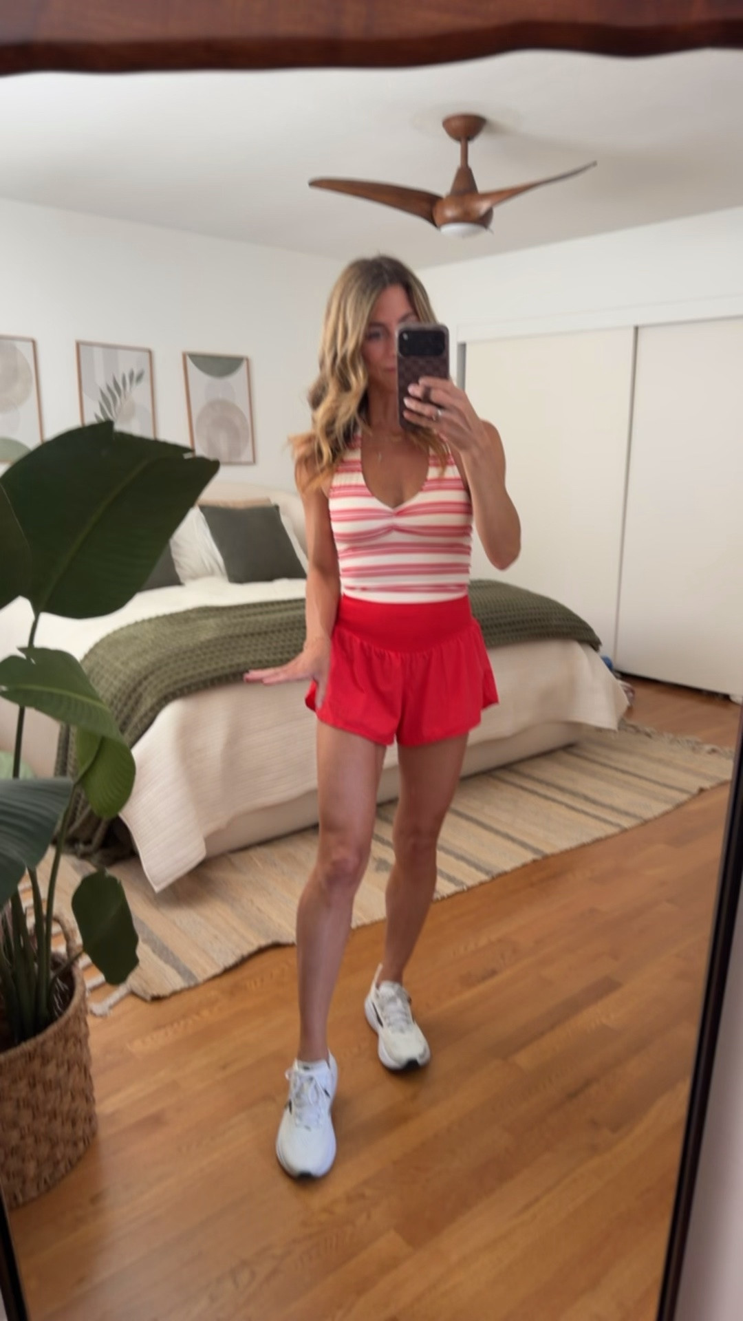 ❤️ RED ATHLETIC SET

Not your typical workout set ❤️

I love that this one has a flattering halter-style top, a built-in bra, and actually feels cute enough to wear beyond a workout. Bonus: it’s currently 30% off!

Wearing an XS in the top. I ordered an XS in the bottoms too, but I’ll be exchanging them for a small for a little more room.

Perfect for walks, errands, coffee runs, travel days, and busy mom life.

#athleisurestyle #workoutset #momstyle #summeroutfit #activewear

#LTKfitnessgoals #LTKActive #LTKTravel