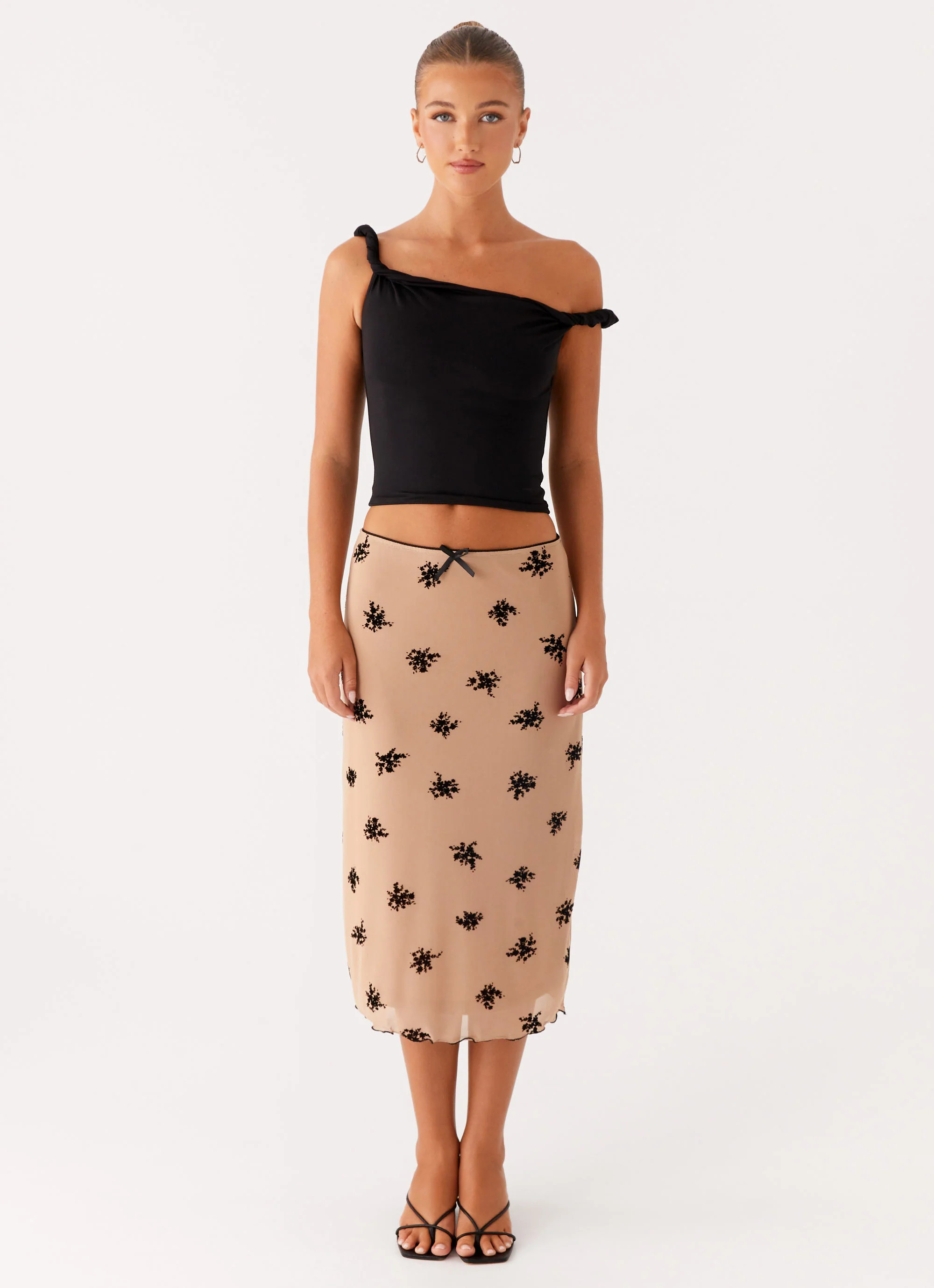 Rocca Midi Skirt - Nude | Peppermayo (Global)