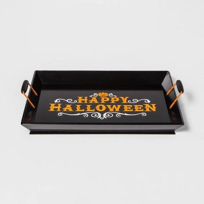 Happy Halloween Wood Decorative Tray - Hyde &#38; EEK! Boutique&#8482; | Target