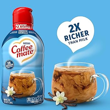 Coffee Mate French Vanilla Liquid Coffee Creamer 64 fl oz | Amazon (US)