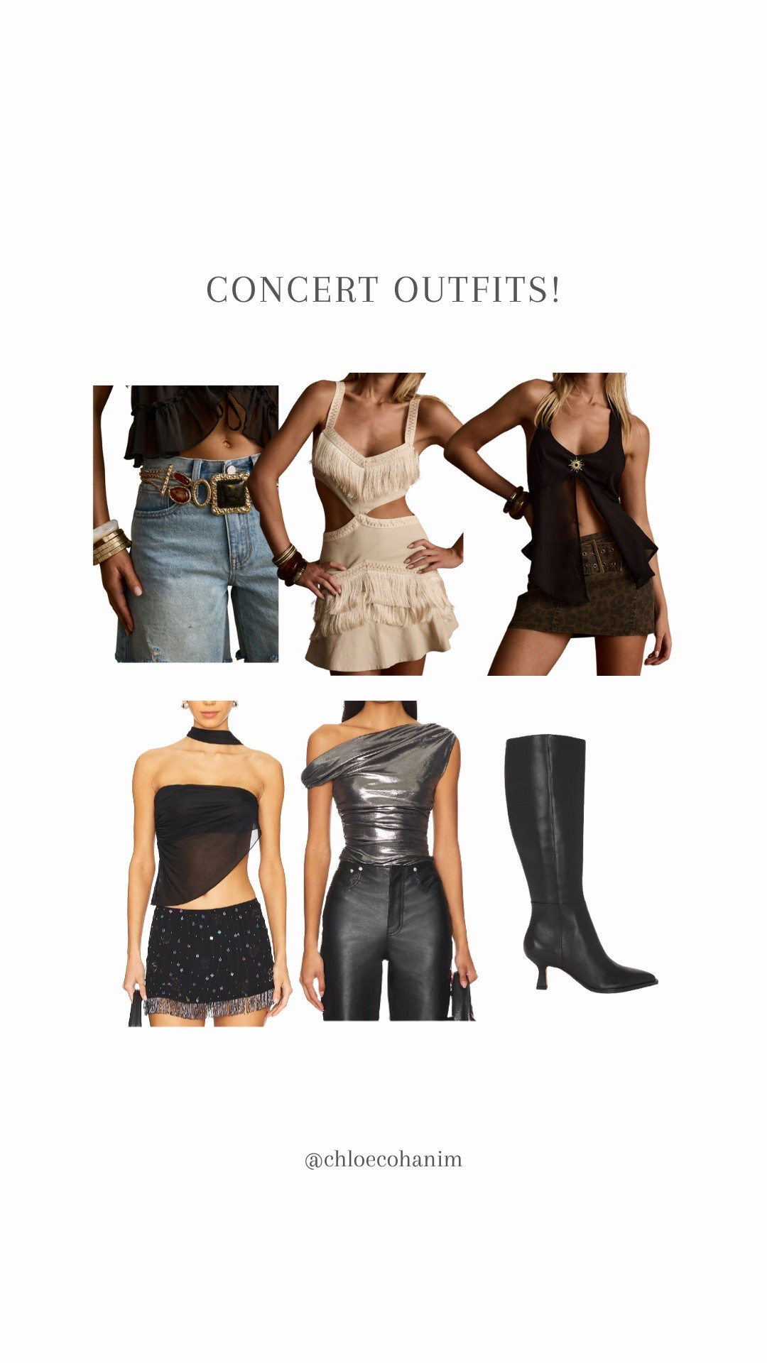 concert outfit ideas, what to wear to a concert, fringe mini dress, festival fashion 2025, going out tops for concerts, edgy concert style, metallic going out look, concert boots outfit, Gen Z night out style, music festival outfit inspo

#LTKFestival #LTKParties