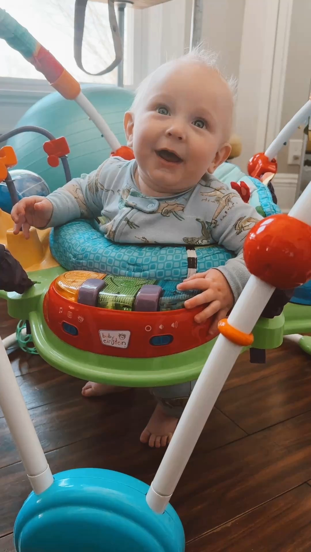 Happiest guy in his bouncer! 

#LTKBaby