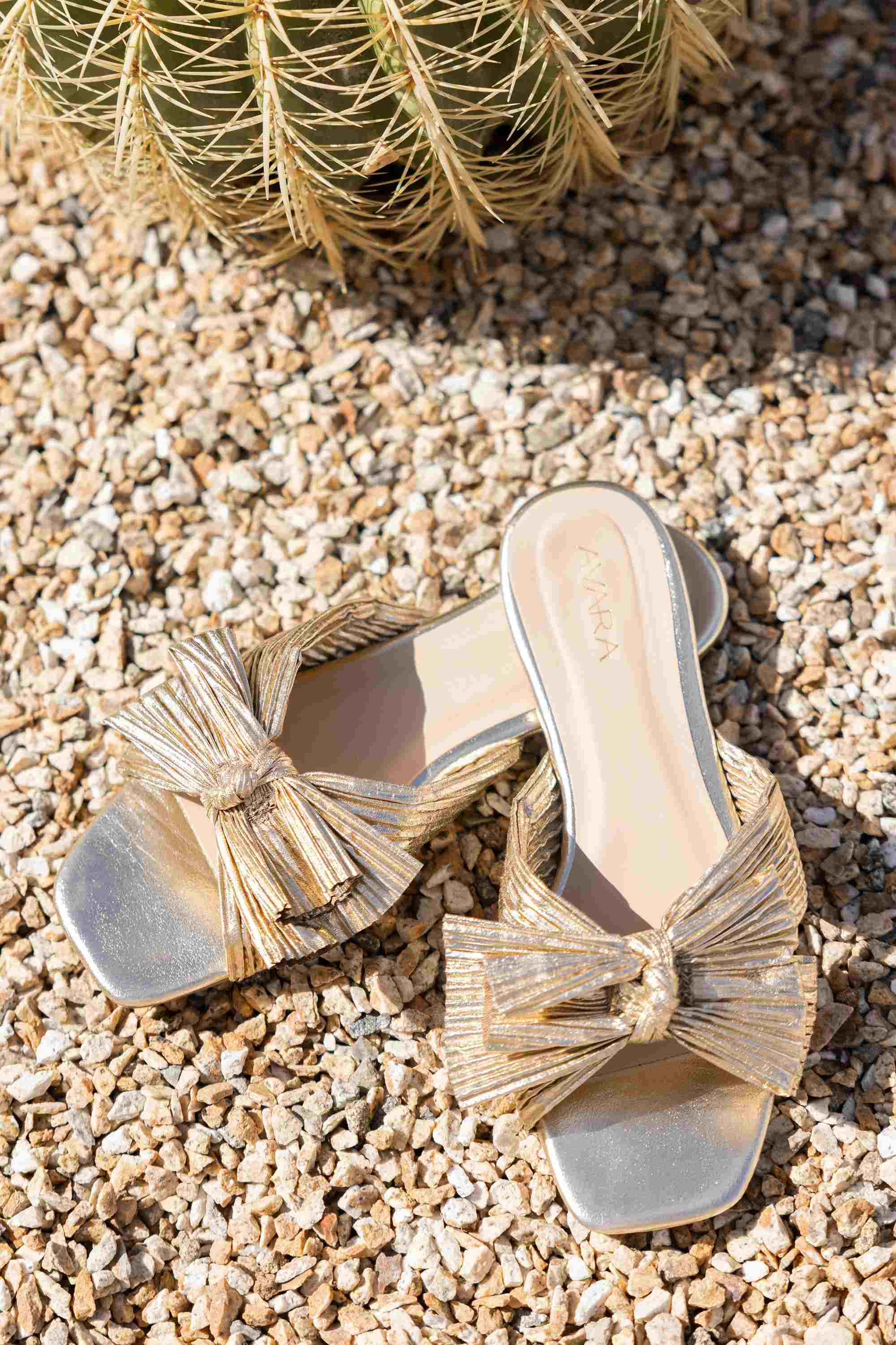 Ariel Sandals- Gold | Avara
