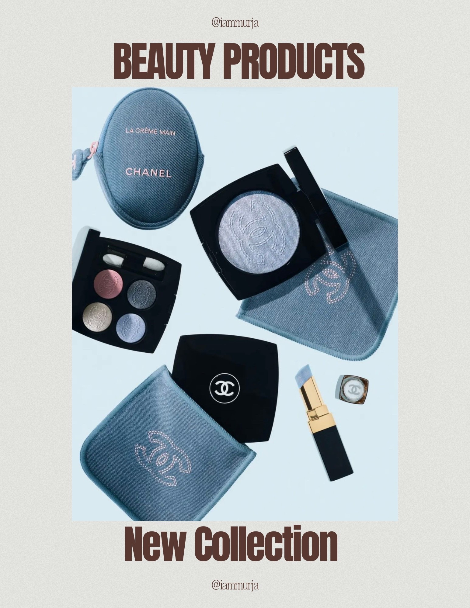Soft glam, but make it ✨luxury✨

The new makeup pieces from the Chanel collection are everything — dreamy neutrals, fresh flushed tones, and that effortless glow that elevates your everyday look. The pigment? Smooth. The blend? Seamless. The finish? Pure chic.

And can we talk about the denim case cover? The perfect mix of classic and cool — structured, timeless, and such a statement in your beauty bag.

This palette is giving polished, feminine, and “put together without trying too hard. 
#LTKbeauty #ChanelBeauty #LuxuryMakeup #MakeupCollection #SoftGlam #BeautyFavorites #DenimDetails #MakeupLover #LTKFinds #HighEndBeauty #SpringMakeup #NeutralGlam

#LTKBeauty