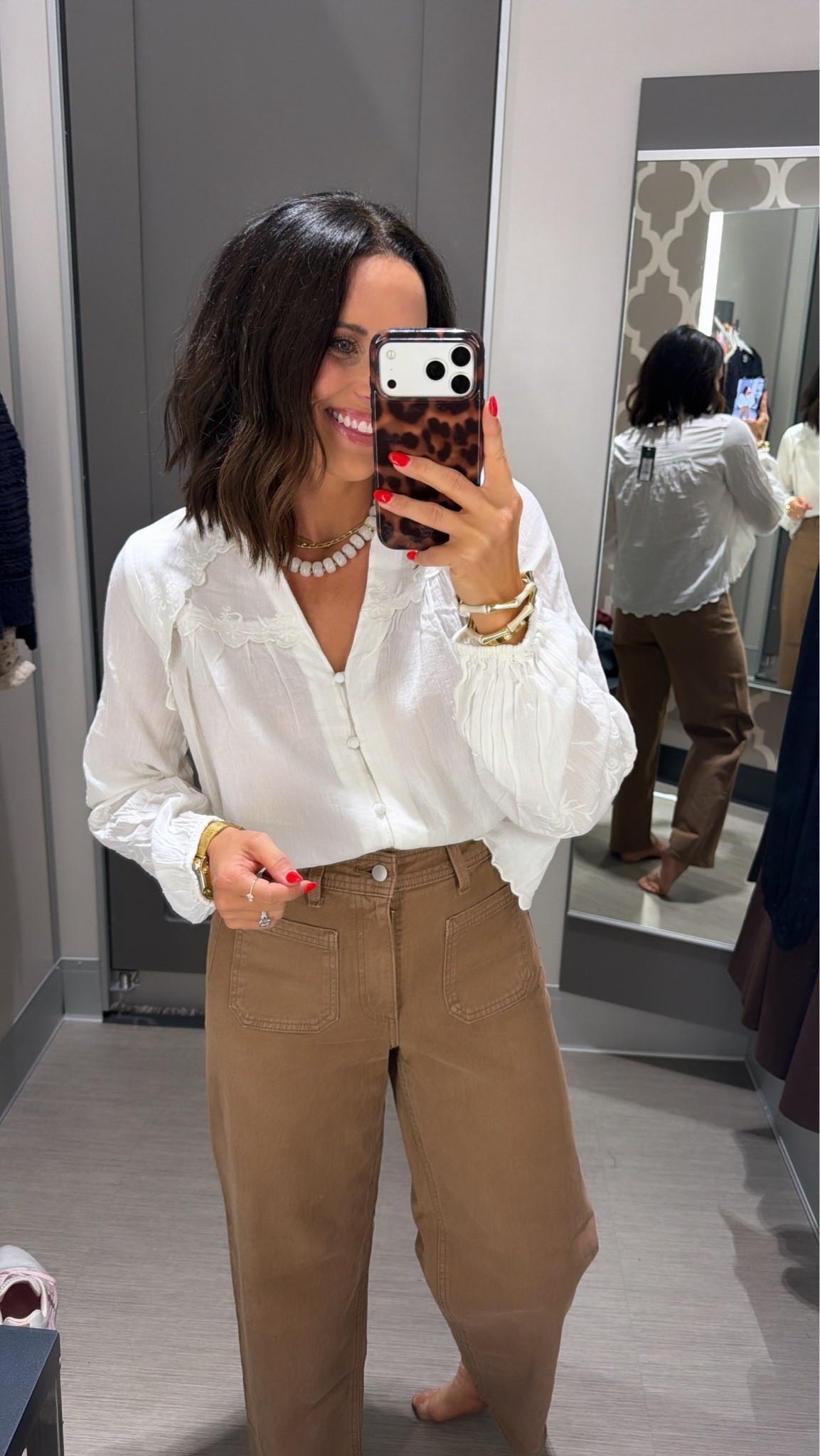 Love a good neutral moment 🤍 This blouse is so pretty and easy to dress up or down. Wearing my true size XS with the pants in a size 4.

#TargetStyle #TargetFinds #TargetFashion #TargetNewArrivals #NeutralStyle #EverydayStyle #FallOutfit #WorkwearStyle #OOTD #AffordableFashion #LTKStyle #LTKFashion #StyleInspo #CapsuleWardrobe #CasualChic