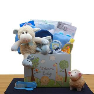 Welcome New Baby Boy Gift Box By Gbds in Blue | 14" x 14" x 10" | Michaels® | Michaels Stores