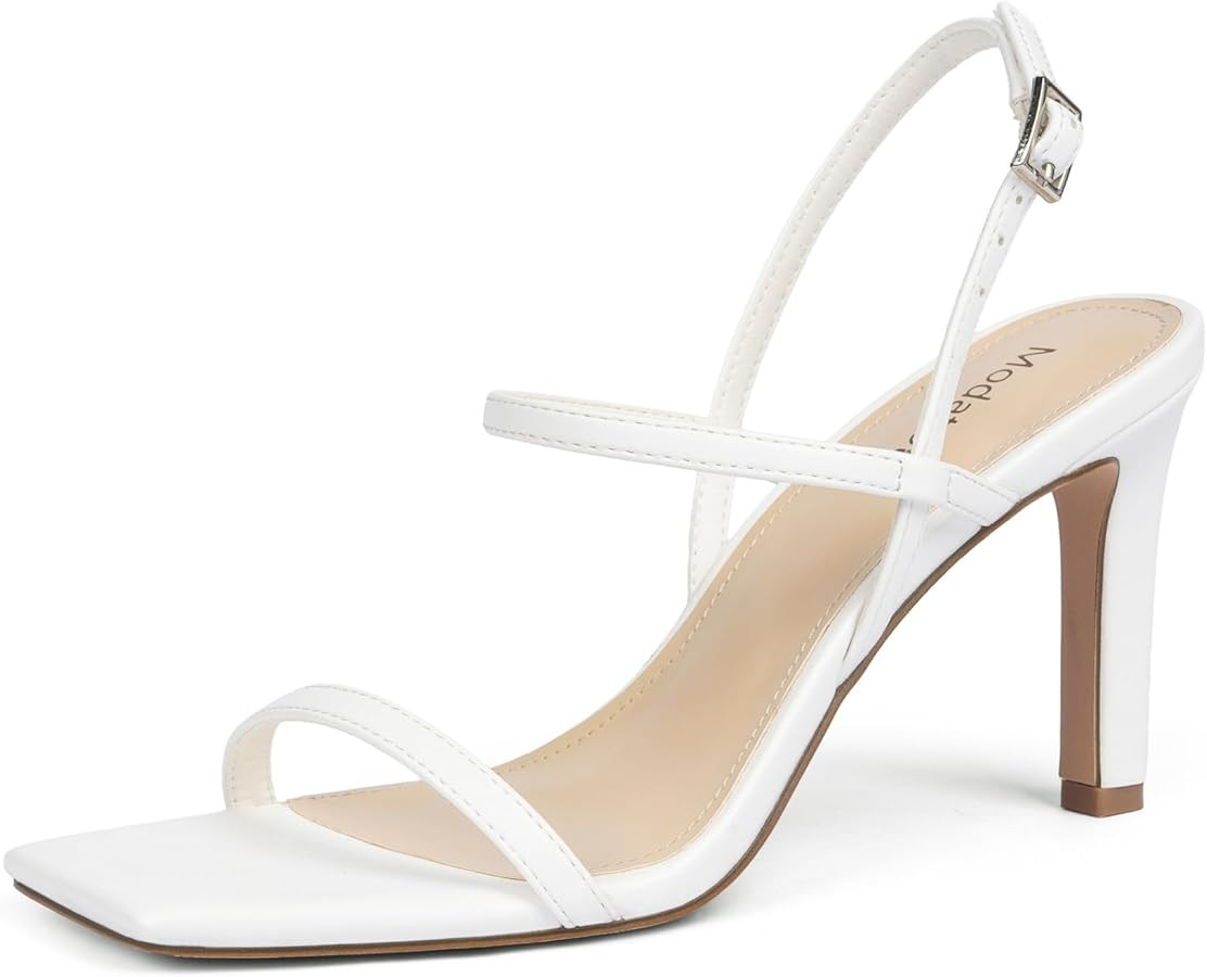 Modatope Womens Sandals Open Toe Strappy Sandals Ankle Strap High Heel Sandals for Women | Amazon (US)