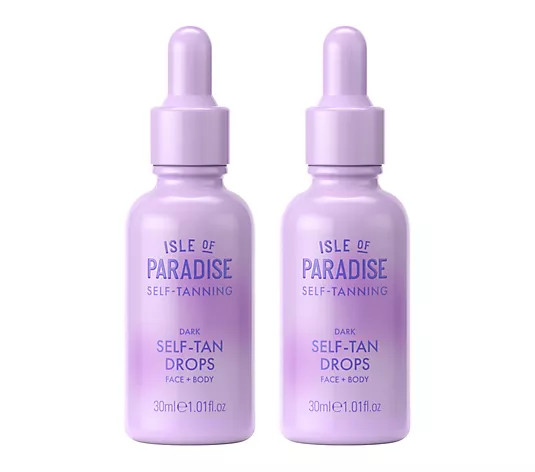 Make Your Selection: Isle of Paradise Face and Body Self Tan Drops Duo | QVC