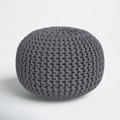 Anely 20" Wide Round Pouf Ottoman | Wayfair North America