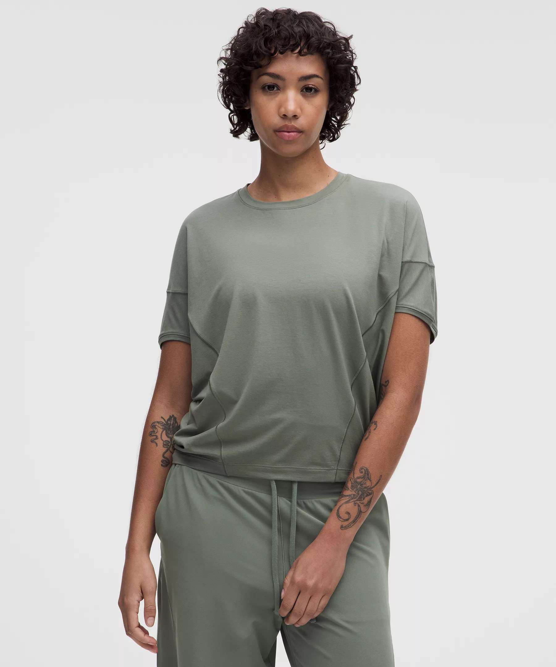 Cotton-Modal Dolman T-Shirt | Women's Short Sleeve Shirts & Tee's | lululemon | Lululemon (US)