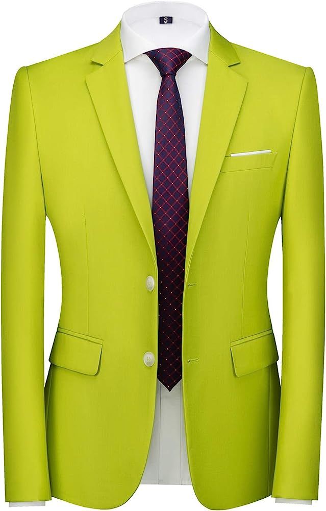 Mens Suit Jacket Slim Fit Sport Coats Blazer for Daily Business Wedding Party | Amazon (US)
