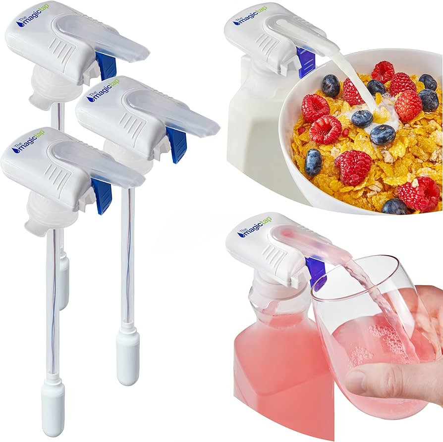 Automatic Drink Dispenser - Hands-Free Beverage Dispenser for Fridge - Perfect for Milk, Juice - ... | Amazon (US)