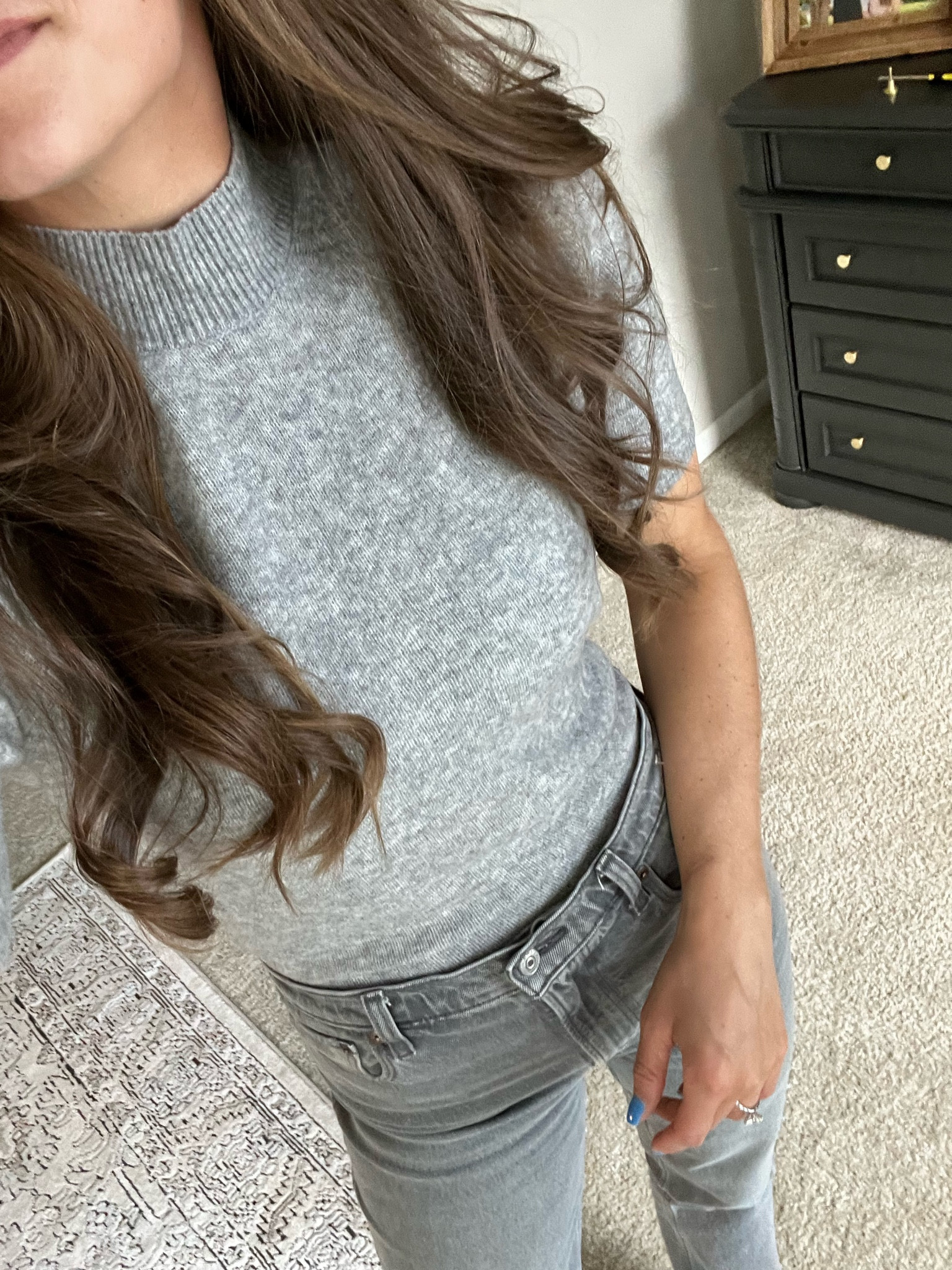 cutest fall sweater and jean paining. Lil monochromatic moment. Wearing size M in sweater and size 26LONG in jeans. AFKATHLEEN for 15% off!!

#LTKsalealert #LTKSeasonal #LTKfindsunder100