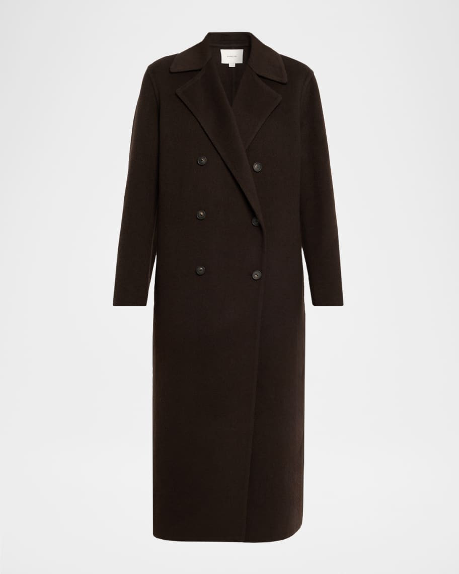 Vince Cashmere-Blend Double-Breasted Coat | Neiman Marcus