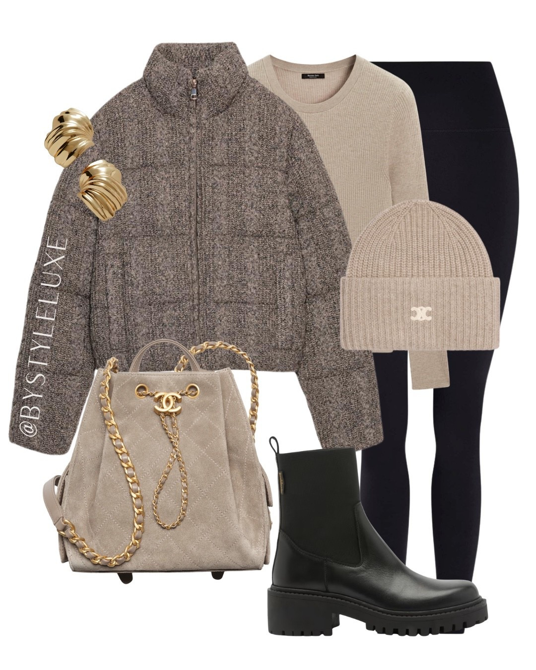 Puffer Jacket - gorgeous knitted puffer styled with leggings and chunky ankle boots. Perfect for a city break 

#boots #coat #autumnoutfit


#LTKautumn #LTKshoes #LTKwinter