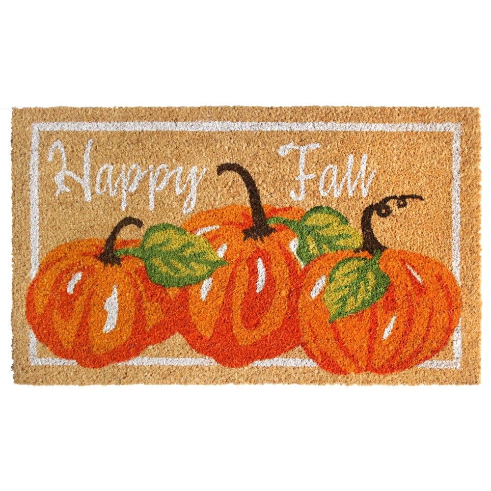 1'6"" x 2'6"" Tufted Happy Fall Doormat - Raj | Target