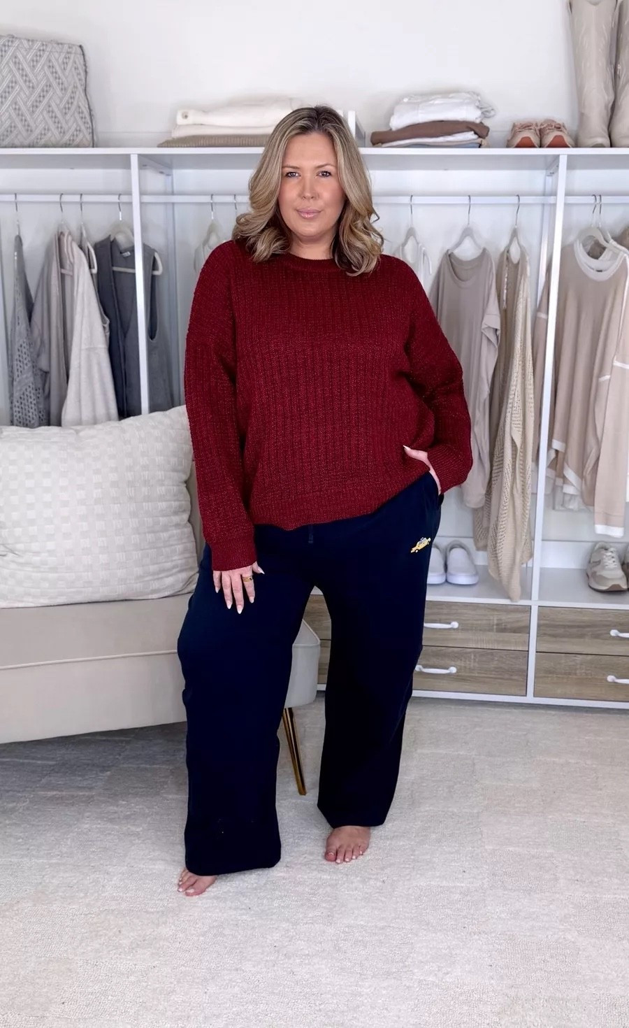 Wearing a 2X in the red sweater and 2X in the sweats!

Plus size fashion, affordable fashion, Walmart outfit ideas, trendy fashion, winter outfit ideas, midsize fashion

#LTKOver40 #LTKPlusSize #LTKMidsize