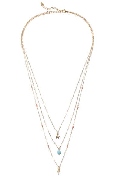 Thunder Star gold-plated multi-stone necklace | NET-A-PORTER (US)