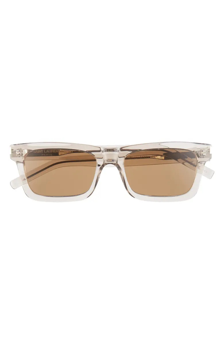 Saint Laurent Betty 54mm Rectangular Sunglasses | Nordstrom | Nordstrom