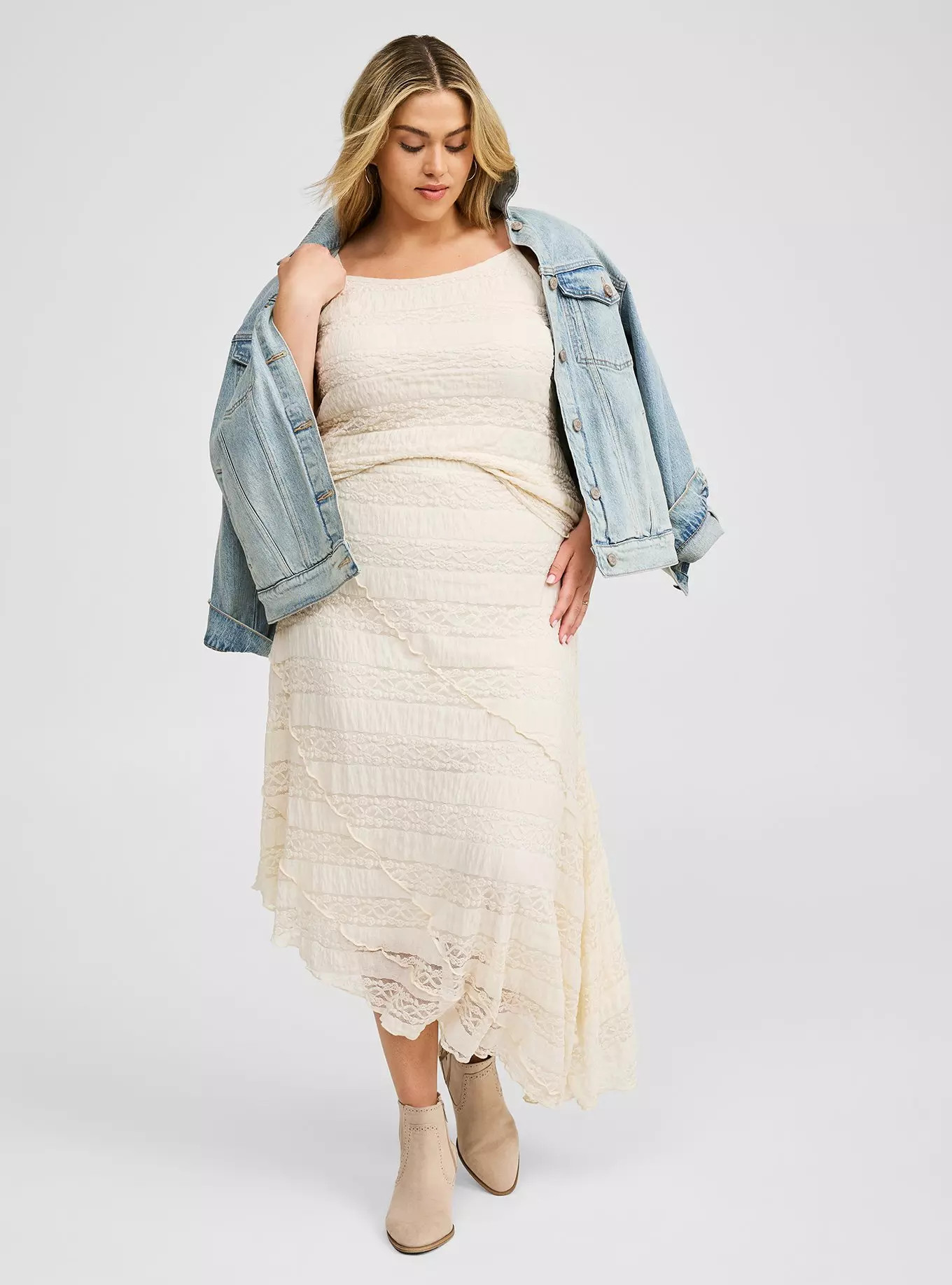 Maxi Asymmetrical Lace Skirt | Torrid (US & Canada)