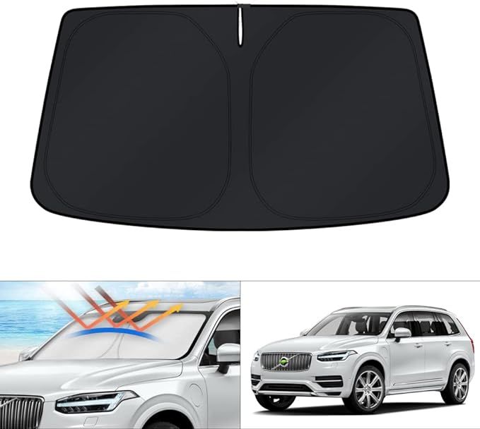 KUST Windshield Sun Shade for 2016-2024 Volvo XC90 Accessories Sunshade Window Sun Visor Protecto... | Amazon (US)