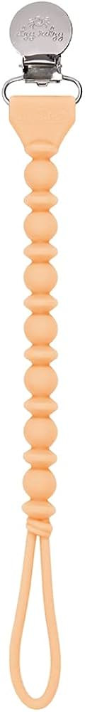 Itzy Ritzy Silicone Pacifier Clip; 100% Silicone Pacifier Strap with Clip Keeps Pacifiers, Teethe... | Amazon (US)