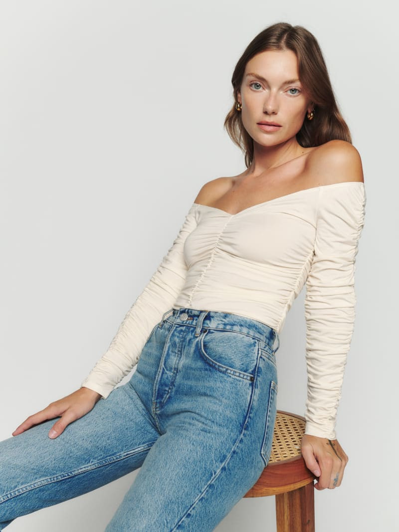Leonora Knit Top | Reformation (Global)
