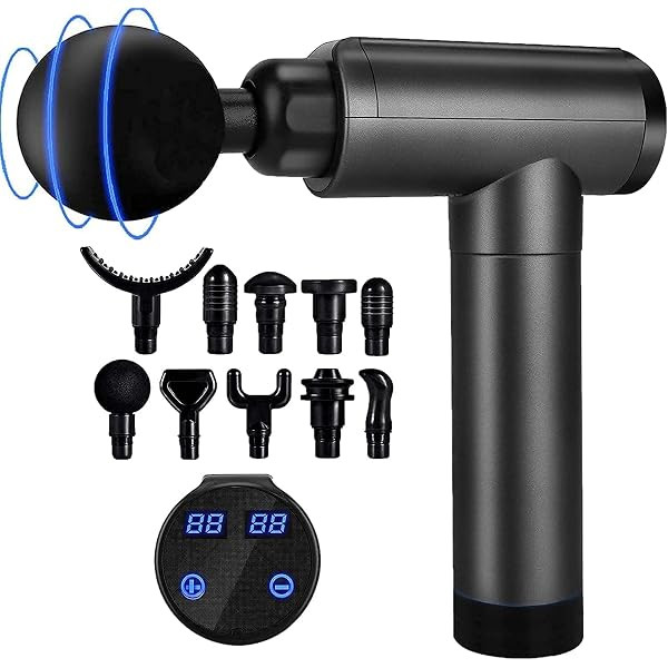 Massage Gun Deep Tissue, Percussion Muscle Massager Gun, 30 Speeds Quiet Handheld Massager for Muscl | Amazon (US)