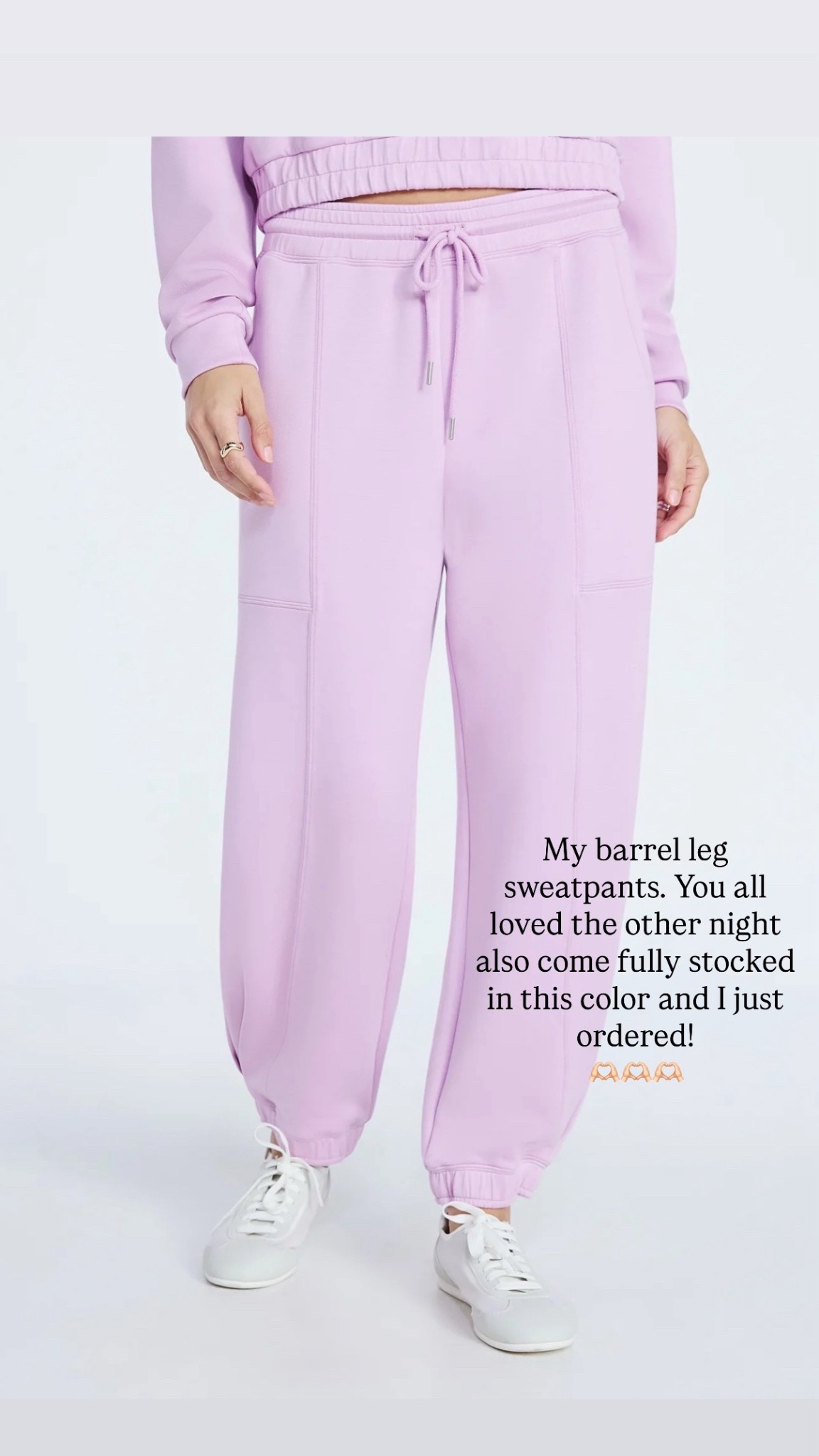 These sweats are so good! 💜💜💜

The softest sweatpants, with barrel leg, pockets and drawstring waist — only $24 and I do my normal size small! I have the gray also! ￼

Casual style, casual Mom style, Walmart, Walmart fashion, Walmart Haul￼

#LTKOver40 #LTKmomlife #LTKootd