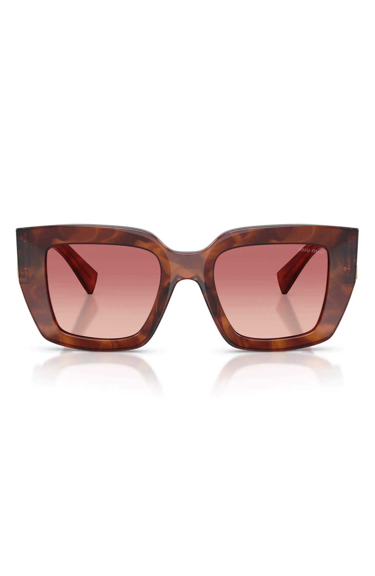 51mm Gradient Square Sunglasses | Nordstrom