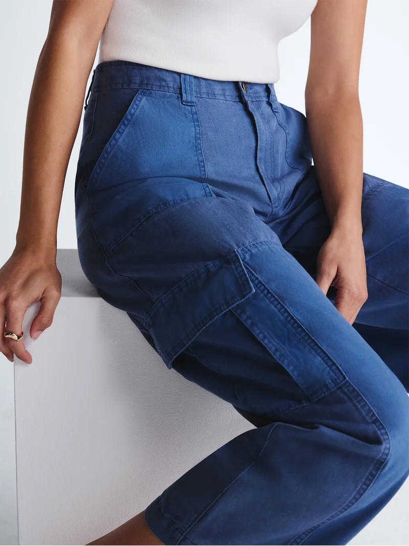 Scoop Women's and Women's Plus Cargo Barrel Pant, Sizes 0-26W | Walmart (US)