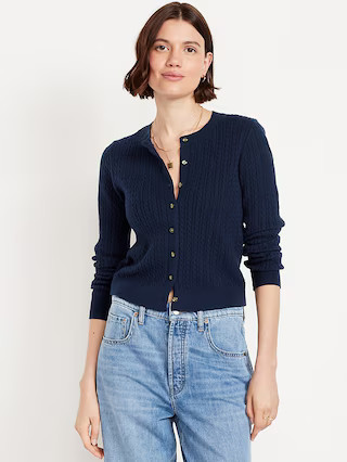 SoSoft Cropped Cardigan Sweater | Old Navy (US)