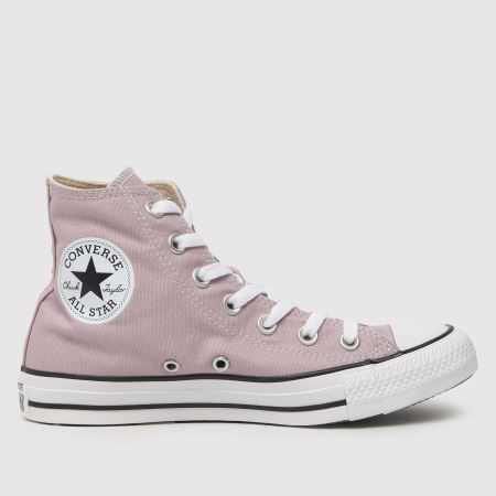 Womens Pale Pink Converse All Star Hi Trainers | schuh | Schuh