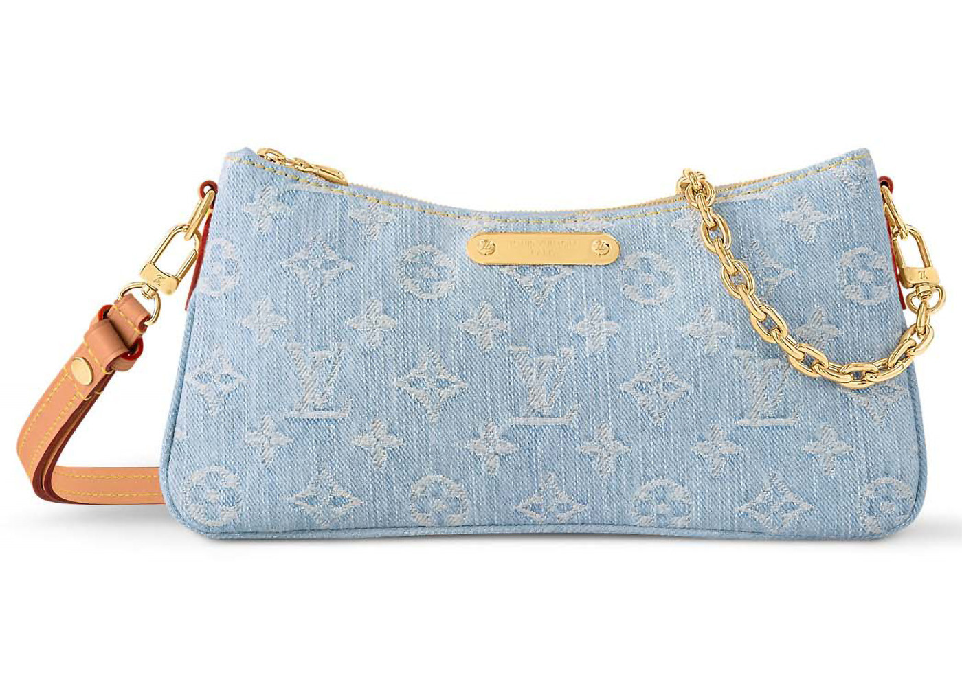 Women's Louis Vuitton Liv Pochette in Sky Blue Denim | StockX