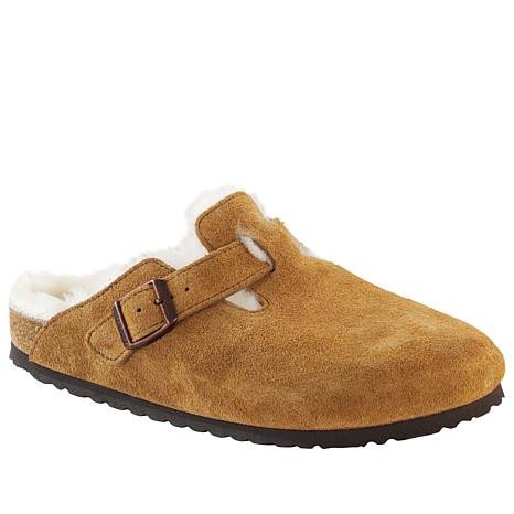 Birkenstock Boston Comfort Clog with Shearling | HSN