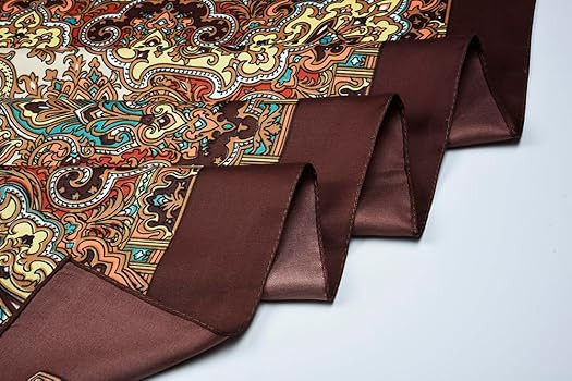 corciova XL 40x40 Satin Square – Oversized Silk-Feel Fashion Scarf for Women, Hair Wrap, Headba... | Amazon (US)
