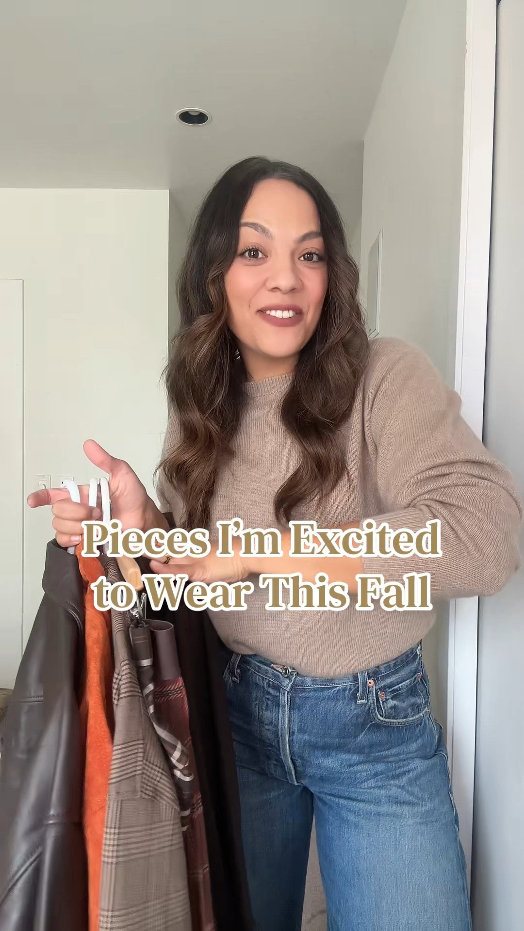 Pieces I’m excited to wear for fall!

-Aritzia boatneck beige sweater, I have a size medium. 
-Aritzia brown plaid skirt, I have a size 10. 
-Aritzia dark brown barrel trousers, I have a size 10. 
-Aritzia brown plaid funnel-neck bomber jacket, I have a size medium. 
-Aritzia burgundy plain pleated skirt, I have a size medium. 
-Quince dark brown leather jacket, I have a size medium.

#LTKfall #LTKstyletip #LTKcanada